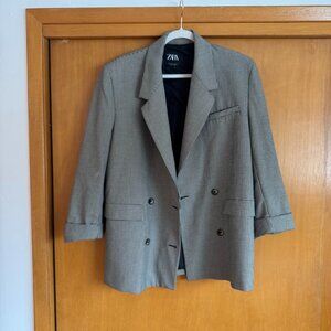 Houndstooth Zara Blazer